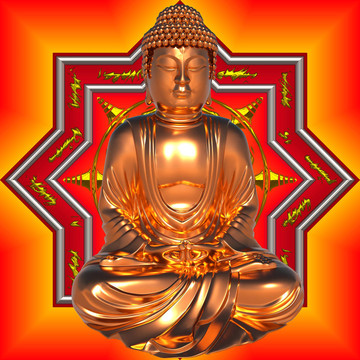 隨著黃金佛壇城