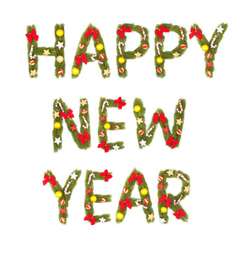 新年前夕的問候。