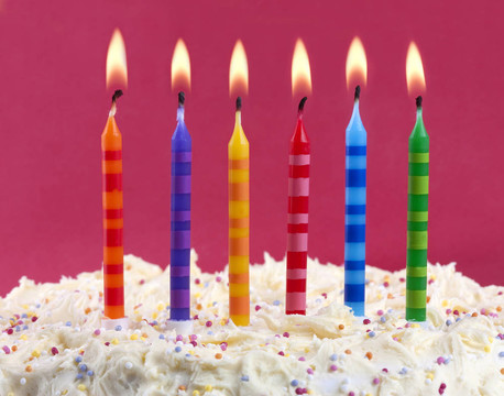 蠟燭生日蛋糕