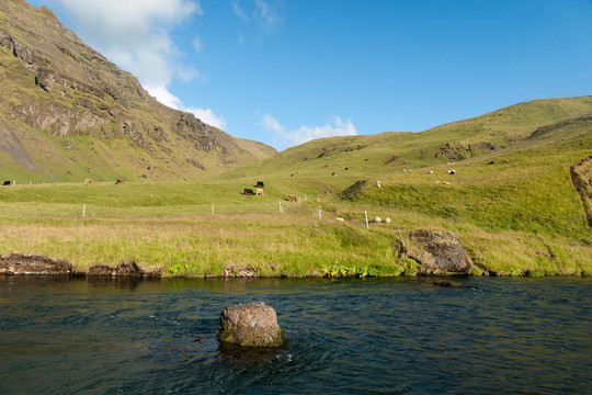 河附近skogafoss