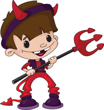 可愛的惡魔小子