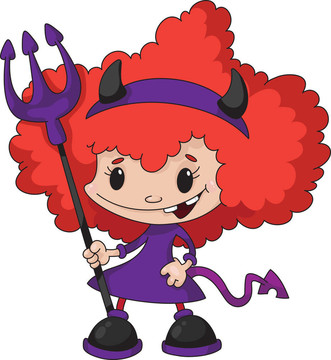 可愛(ài)的惡魔少女