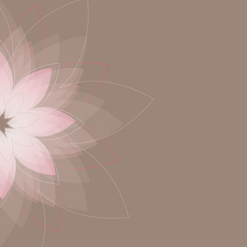摘要花。插畫(huà)