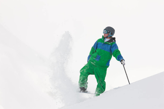 粉雪滑雪
