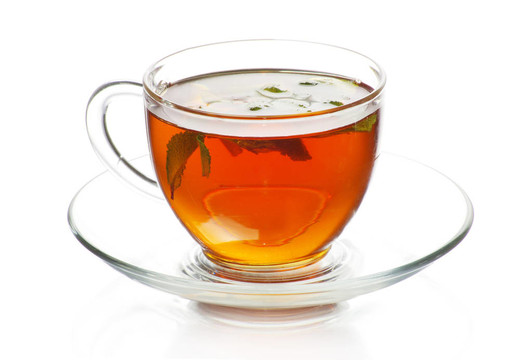 在一杯茶