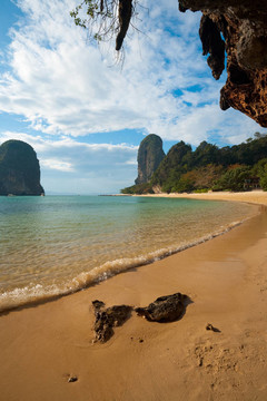喀斯特崖Phra Nang萊雷海灘