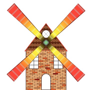 風(fēng)力機(jī)的房子