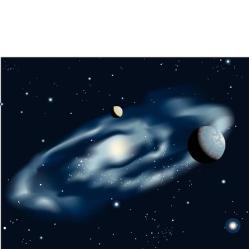藍(lán)色的螺旋星系