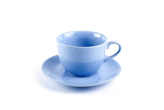 帶飛碟的藍(lán)色杯子