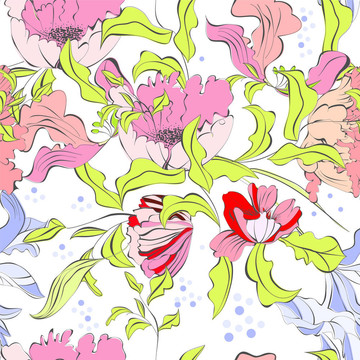 夏季無縫壁紙