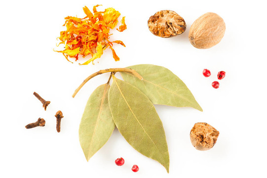 香料.不同干草藥混合