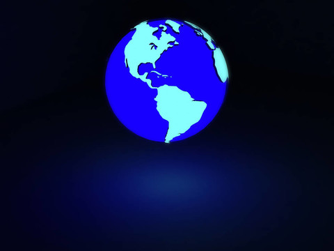 地球與霓虹燈