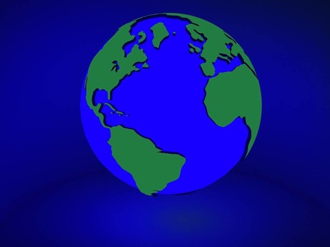 地球與霓虹燈