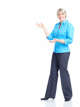 呈現(xiàn)業(yè)務(wù)的女人