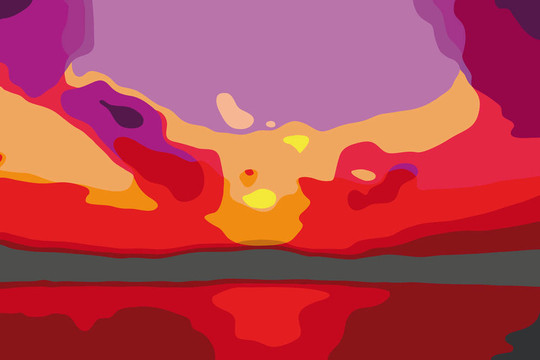abstraction_sunset