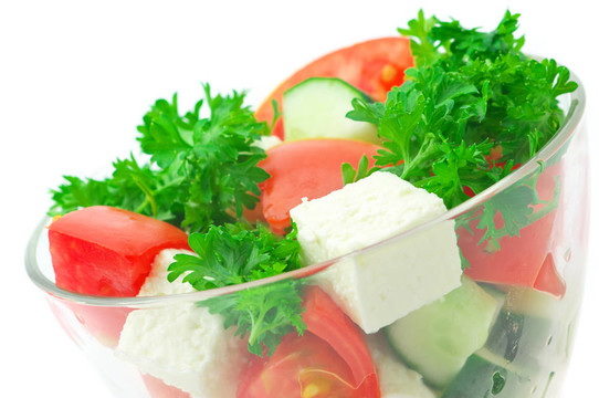 新鮮的沙拉