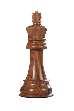 木制棋：國王（黑色）