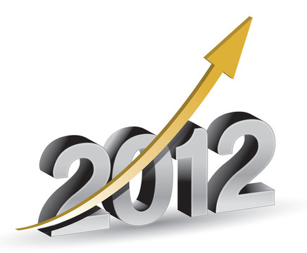 新年快樂2012隨著崛起