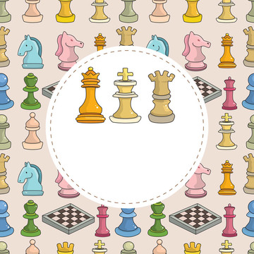 卡通棋牌