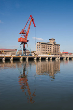 在Nervion河產業(yè)；畢爾巴鄂；Bizkaia；西班牙