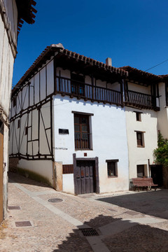 科瓦魯維亞斯的街道；Burgos；卡斯蒂利亞-列昂；西班牙