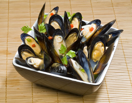 奶油醬貽貝