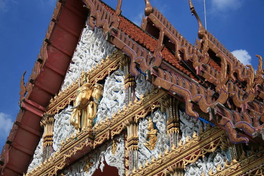 佛教寺院；曼谷；泰國(guó)。