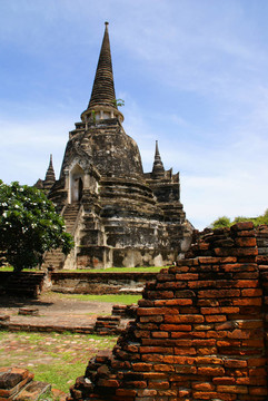 泰國(guó)古代佛教寺院。