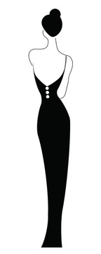 穿黑衣服的女人