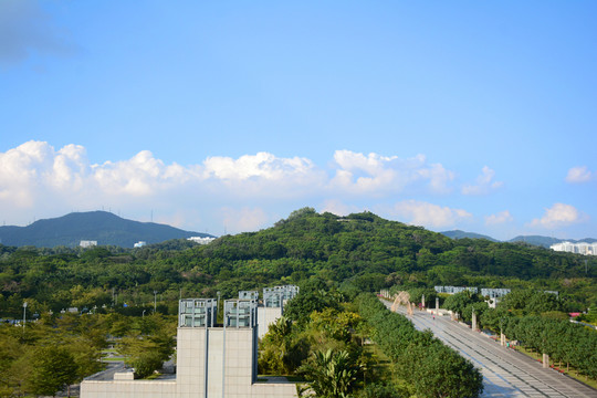 深圳蓮花山全景