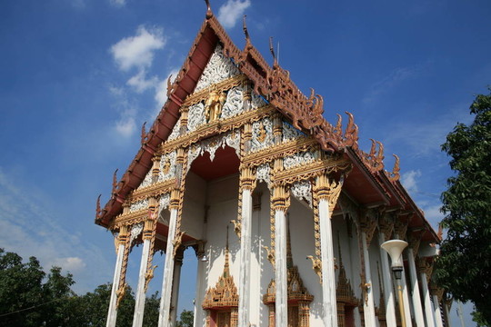 泰國；佛教寺院。