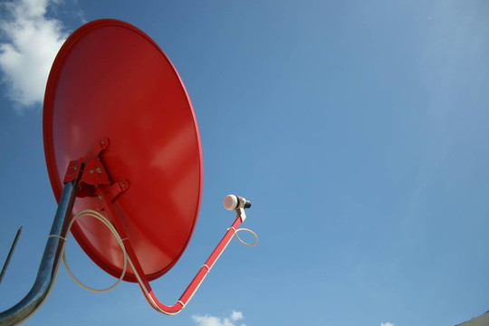 泰國(guó)天空電視盤。