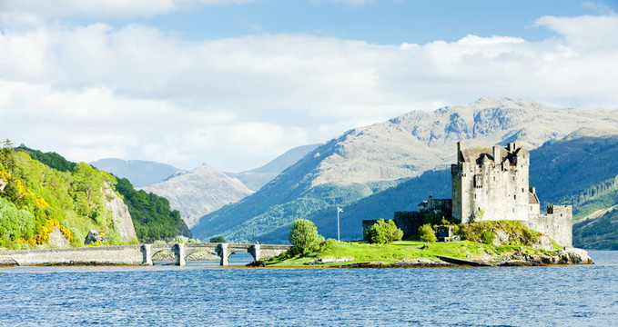 艾琳朵南堡；Loch Duich；蘇格蘭