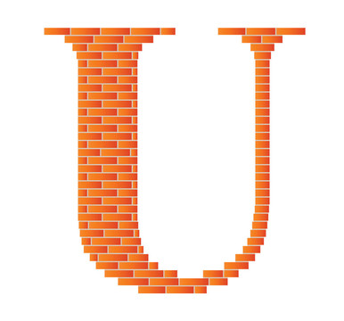 字母U。