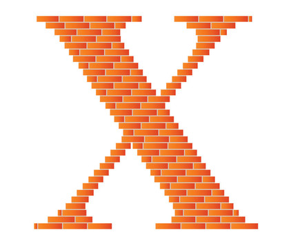 字母X。