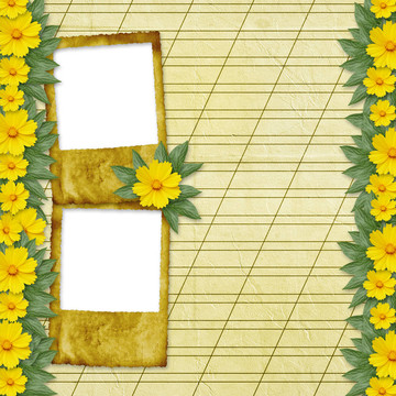 祝賀幻燈片和黃色花的節(jié)日