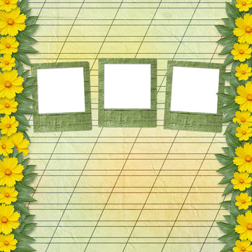 祝賀幻燈片和黃色花的節(jié)日