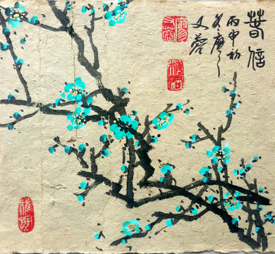 中國(guó)畫梅花