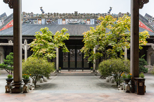 陳家祠內(nèi)堂天井