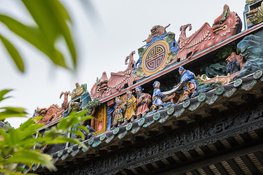 陳家祠屋檐雕刻藝術(shù)