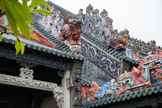 古居屋檐走獸神獸