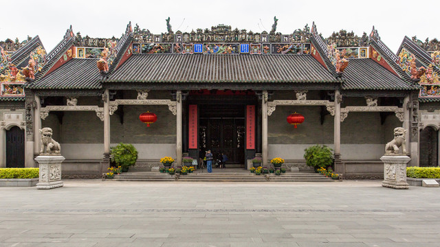 陳家祠正面高清大圖