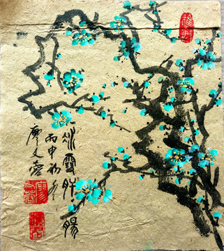 中國畫梅花