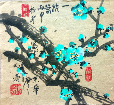 中國畫梅花