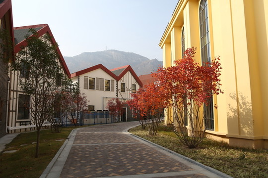 現(xiàn)代街景 秋景