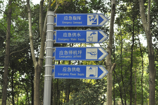 避難應(yīng)急場所引導(dǎo)指示