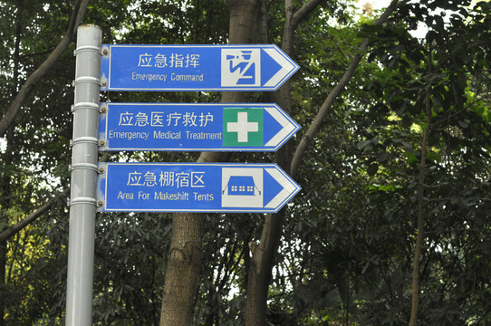 避難應(yīng)急場(chǎng)所引導(dǎo)指示
