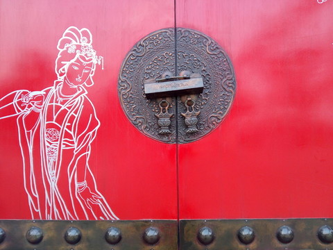 門(mén)鎖特寫(xiě)