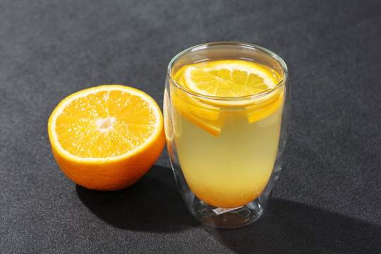 橙子柚子茶