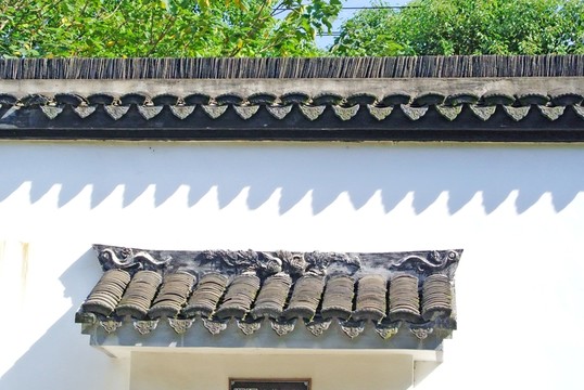 瓦當(dāng) 青瓦圍墻